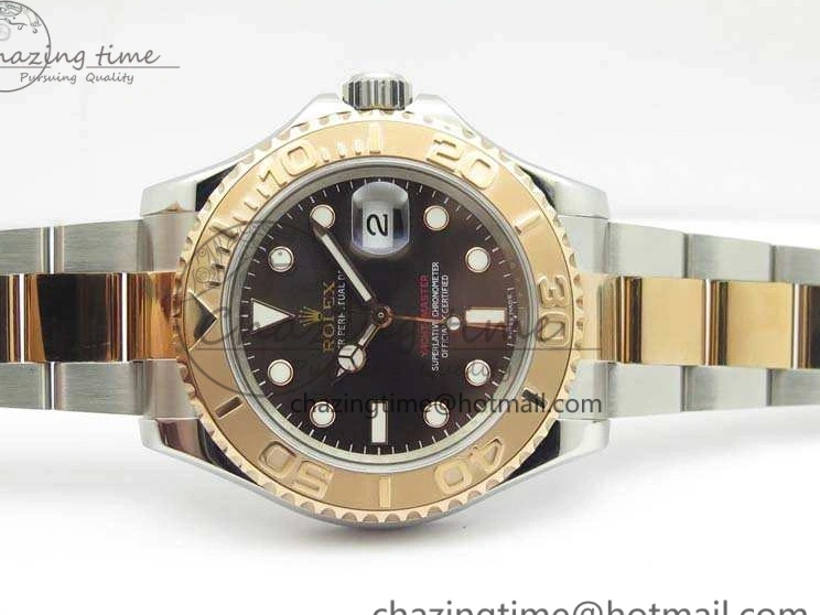 0223 Yacht-Master 116621 ARF 1:1 Best Edition Brown Dial On SS RG Bracelet A Affordable 3547